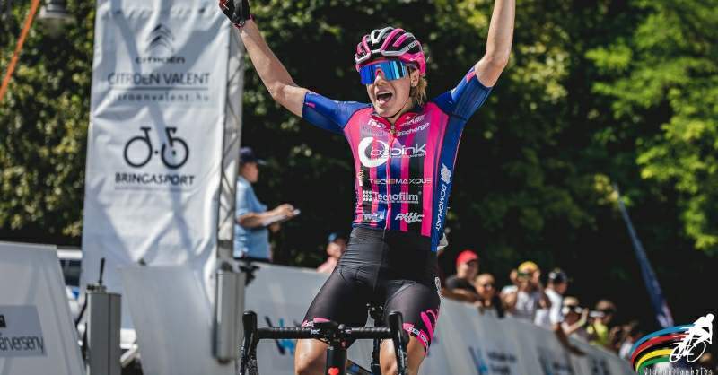 Az olasz Silvia Zanardi nyerte a V4 női kerékpárversenyét Pannonhalmán