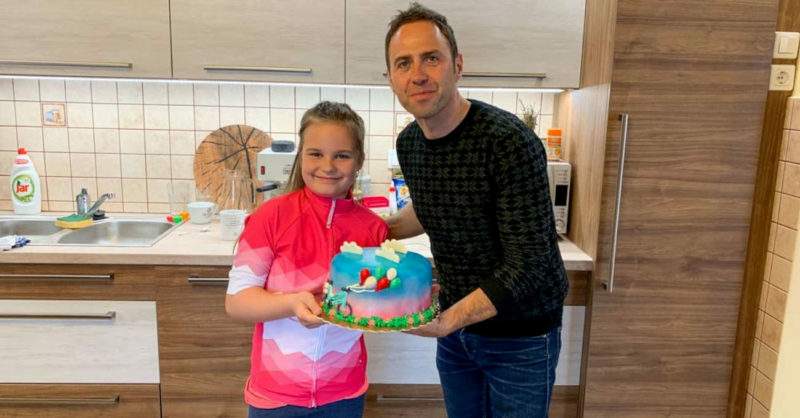 Különleges születésnapi meglepetés egy pannonhalmi kislánynak
